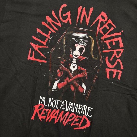Falling in Reverse I'm Not a Vampire Revamped Rock Band Tee XL - Picture 4 of 4